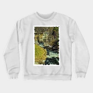 River Dee, Braemar, Scottish Highlands, UK (8) Crewneck Sweatshirt